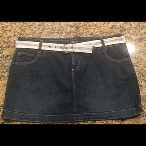 15 SO Denim Miniskirt